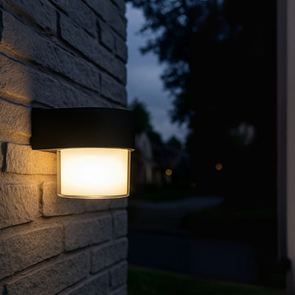 Applique murale d'extérieur LED MIRA, 1 source de lumière, lumière chaude, noir