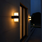 Applique d'extérieur LED MIRA, 2 sources lumineuses, Lumière chaude, Noir