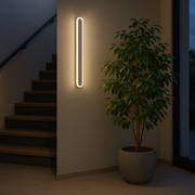 Applique murale d'extérieur LED SUHA, Longueur 50cm, 6W, IP65, Métal, Linéaire, Blanc