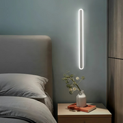 Applique murale d'extérieur LED SUHA, Longueur 60cm, 8W, IP65, Métal, Linéaire, Blanc