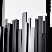 BLOIS Lustre Cristal 10x E27 Noir Or