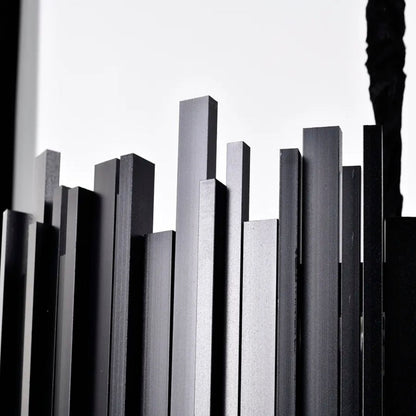 BLOIS Lustre Cristal 10x E27 Noir Or