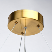 Lustre en cristal ALHAMBRA Eleganza, LED, 71W, diamètre 49cm, lumière chaude/froide/neutre, variable, hauteur réglable, doré