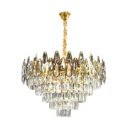 Lustre en cristal ALHAMBRA Elegance 8x E14, diamètre 49cm, or brillant, hauteur réglable