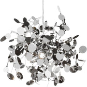 Lustre moderne, CAPRICIO Allegro, 2xE14, diamètre 40 cm, chrome brillant, hauteur réglable