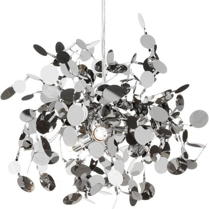 Lustre moderne, CAPRICIO Allegro, 2xE14, diamètre 40 cm, chrome brillant, hauteur réglable