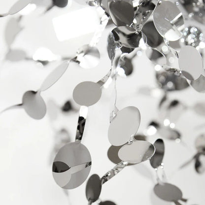 Lustre moderne, CAPRICIO Allegro, 2xE14, diamètre 40 cm, chrome brillant, hauteur réglable