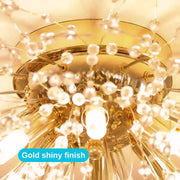 Lustre en cristal RONDO Vivace, 5x G9, diamètre 40cm, or brillant