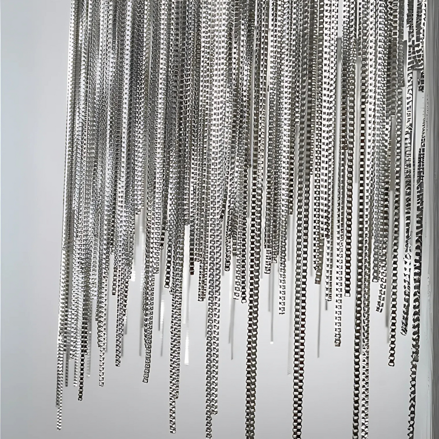 Lustre LED suspendu avec télécommande ILLUMINA MAGNUS, 38W, Lumière Froide/Chaude/Neutre, Dimmable, Chrome Brillant