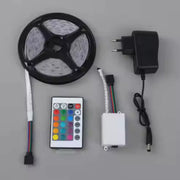 Kit Bande LED 2835 avec télécommande, RVB, 10W/m, 5m, IP44