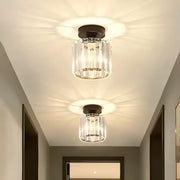 Lustre géorgien classique, 1x E27, abat-jour en verre, noir, métal et verre