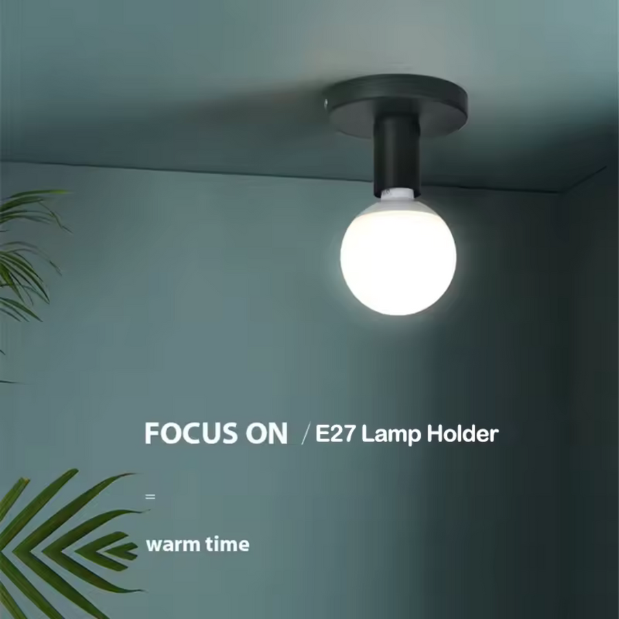 MODERNIST Lustre Mono 1x E27, Noir, Design Moderne