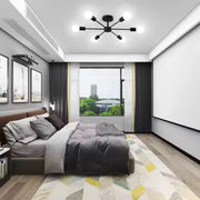 Lustre noir Mikkos 6XE27