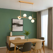 Lustre à ampoule moderne LOFT Pavilion, 4x G9, Or, Métal, Hauteur réglable