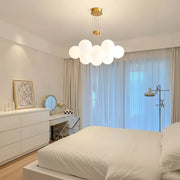 Lustra MODERNA LOFT Bagliore, Glob, 9xE27, Inaltime Reglabila, Auriu Lustre Moderne Default Title Alessandro Design