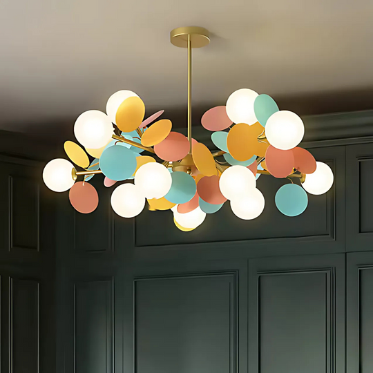 Lustre suspendu SVEN, 15x G9, lustres modernes multicolores titre par défaut Alessandro Design