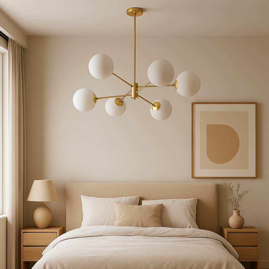 Lustre suspendu LOFT, 6x E27, Or