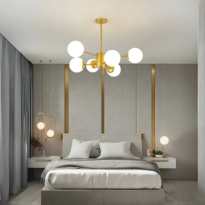 Lustre suspendu LOFT, 6x E27, Or