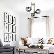 Lustre à ampoule moderne MODUS, 3x E27, Or, Métal