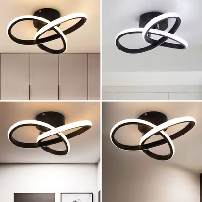 Lustre LED VERTEX Infinitum 13W, Lumière Froide/Chaude/Neutre, Noir