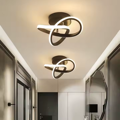 Lustre LED VERTEX Infinitum 13W, Lumière Froide/Chaude/Neutre, Noir