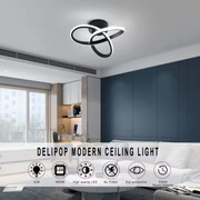 Lustre LED VERTEX Infinitum 13W, Lumière Froide/Chaude/Neutre, Noir