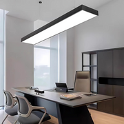 Lustre suspendu LED DARIN, 120cm, 23W, Hauteur réglable, Lumière froide, Noir