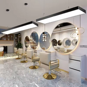 Lustre suspendu LED DARIN, 120cm, 23W, Hauteur réglable, Lumière froide, Noir