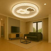 Lustre LED SKYForma Starry, 61W, Lumière Froide/Chaude/Neutre, Noir