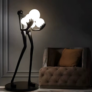 Lampe de salon Eleganza, 6x G9, noir