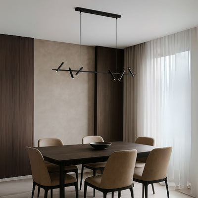 Lustre LED Harman, 23 W, 6 sources, lumière neutre, noir