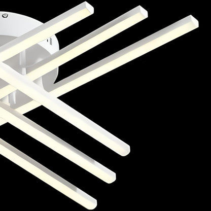 Lustre LED GIO, 82 W, lumière froide/chaude/neutre, blanc