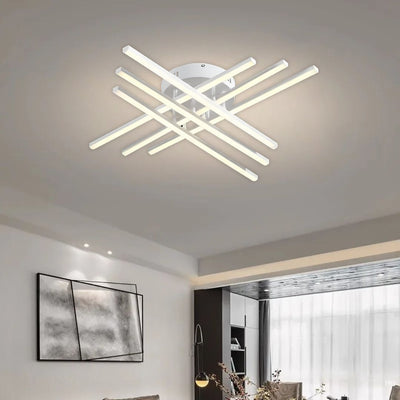 Lustre LED GIO, 82 W, lumière froide/chaude/neutre, blanc