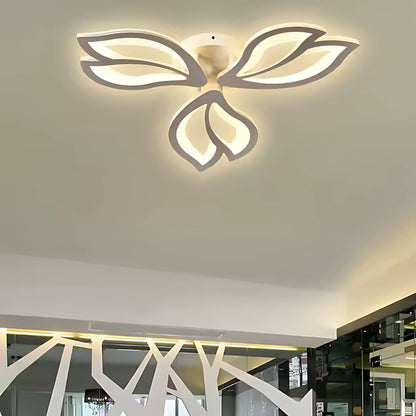Lustre LED avec télécommande LILY 40W, 3 Éléments, Lumière Froide/Chaude/Neutre, Dimmable, Blanc