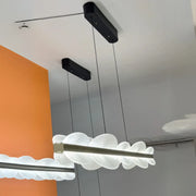 Lustre LED suspendu avec télécommande ISOTTA 105W, Lumière Froid/Chaud/Neutre 3000K/4000K/6000K, Dimmable, Hauteur réglable, Noir et Argent, Métal et Cristal