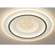 Lustre LED avec télécommande LINEA 125W, Rond, Lumière Froide/Chaude/Neutre, Dimmable, Noir