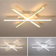 Lustre LED avec télécommande ZOE, 40W, Lumière Froide/Chaude/Neutre, Gradable, Blanc