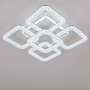 Lustre LED Astrid avec télécommande, 134 W, variable, blanc