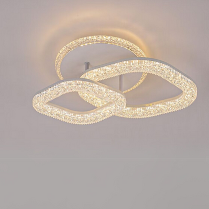 Lustre LED Asgard avec télécommande, lumière à intensité variable, blanc