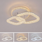 Lustre LED Asgard avec télécommande, lumière à intensité variable, blanc