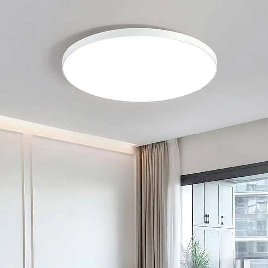 Plafonnier LED SOLIS 37cm 33W Lumière Froide Plafonniers LED Blanc Default Title Alessandro Design