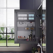 ZAKYNTHOS Ensemble de Meubles de Salle de Bain, 80 cm, 2 pièces, Gris et Crème