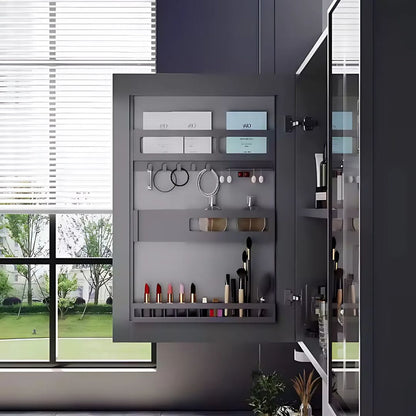 ZAKYNTHOS Ensemble de Meubles de Salle de Bain, 80 cm, 2 pièces, Gris et Crème