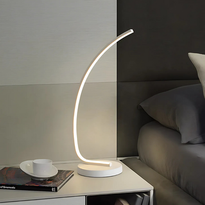 LED Veioza Nemesis, 10 W, lumière froide/chaude/neutre, métal et acrylique, blanc