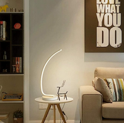 LED Veioza Nemesis, 10 W, lumière froide/chaude/neutre, métal et acrylique, blanc