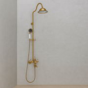 Colonne de douche, sanitaire en laiton, doré, WZY/310/B