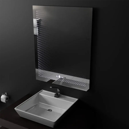 Miroir LED rectangulaire, 60x80cm, capteur Morrin MotionGlow Marcello, miroirs effet 3D Marcello Default Title Alessandro Design