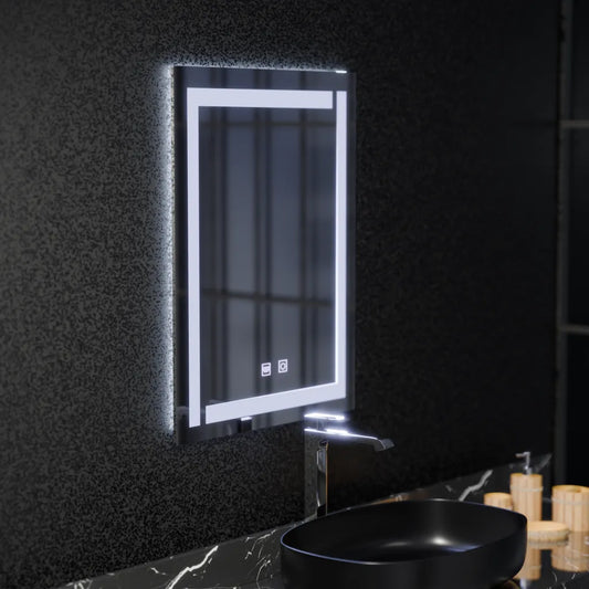 Miroir LED Touch Finater Système de Désembuage 60x45cm