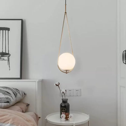 LOFT Haven Lustre, 1x E27, Or Blanc, Métal, Hauteur Réglable