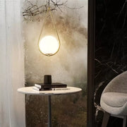 LOFT Haven Lustre, 1x E27, Or Blanc, Métal, Hauteur Réglable